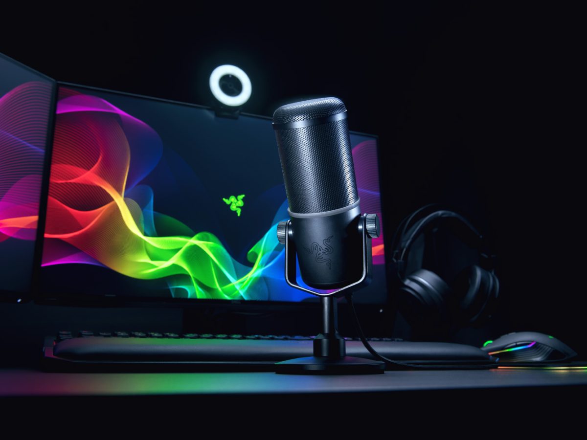 Razerが新型の「ゲーム実況者特化型USBマイク」を発表。生々しい生活音