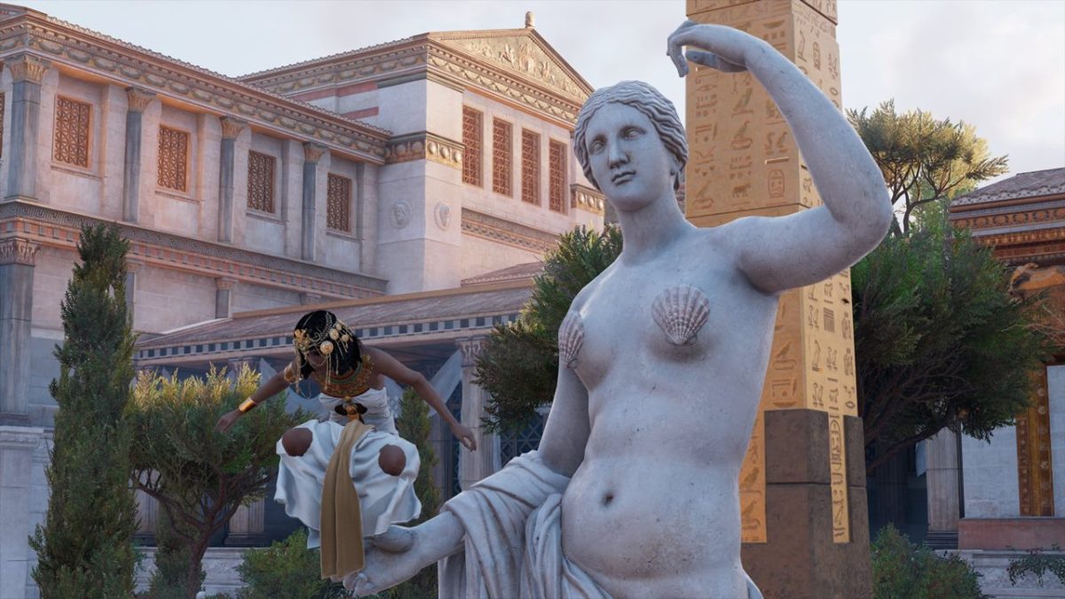 アサシン クリード オリジンズ』の「ディスカバリーツアー」にて“彫刻