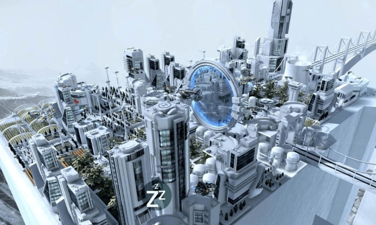 崖の上”の街作りシミュレーション『Cliff Empire』開発中。人類