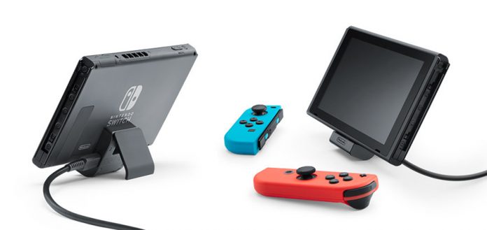 Nintendo Switch  Switch Lite用 チャージスタンド テーブルモードで充電しながらプレイできる小型タイプのプレイスタンド ケーブル長1.5m 日本メーカー ブラック アローン