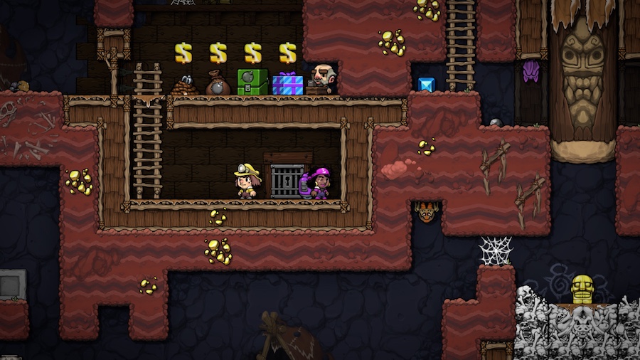 洞窟探検アクション『Spelunky 2』ゲームプレイ映像初公開。前作を基本 