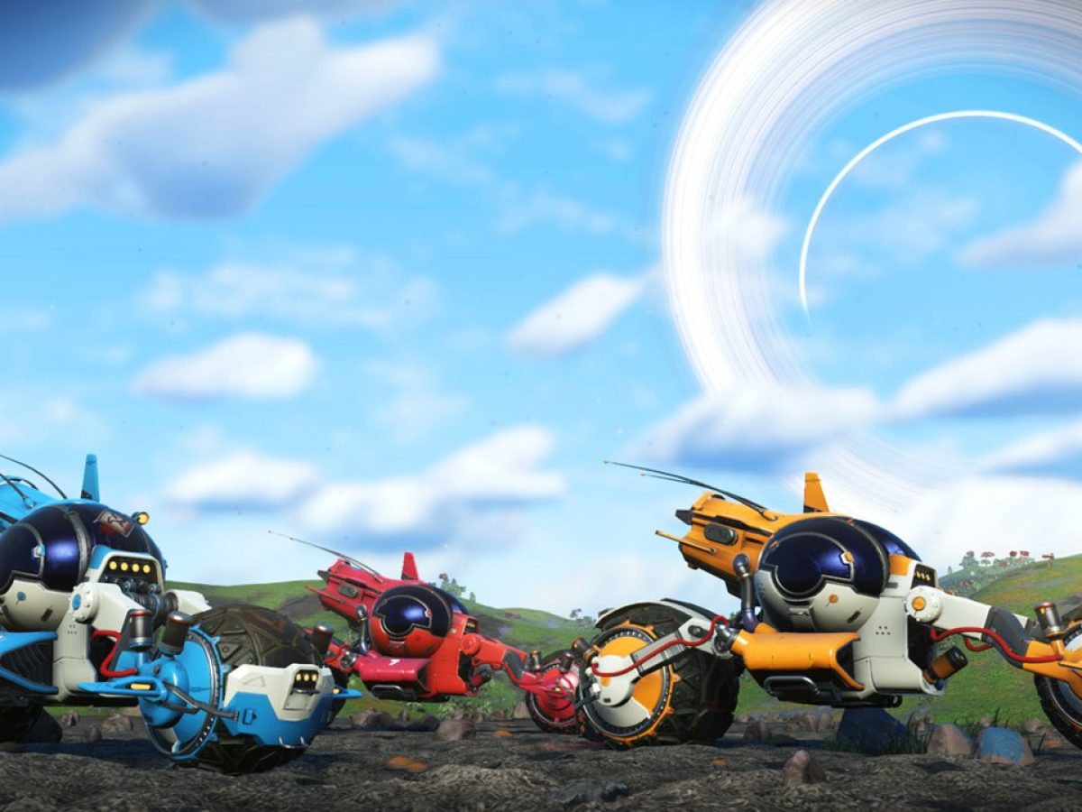 ノーマンズスカイ』にバイク型ビークルが新たに追加。地上を気持ちよく