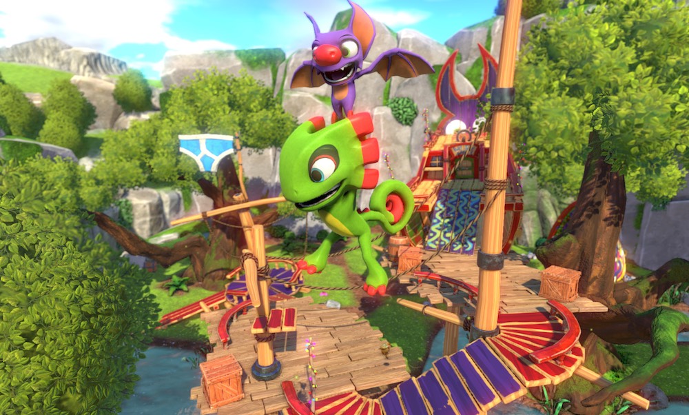 Nintendo64時代を彷彿させるアクションゲーム Yooka Laylee ユーカレイリー プレイヤー数が累計100万人を突破 Automaton