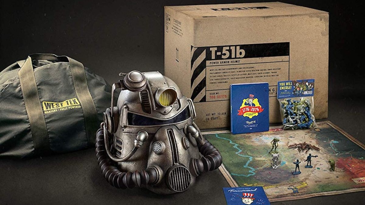 Fallout T-51b パワーアーマーヘルメット ウエストテック社バッグ Fallout 76』限定版に同梱された「特製バッグ」に批判集まる。Bethesda