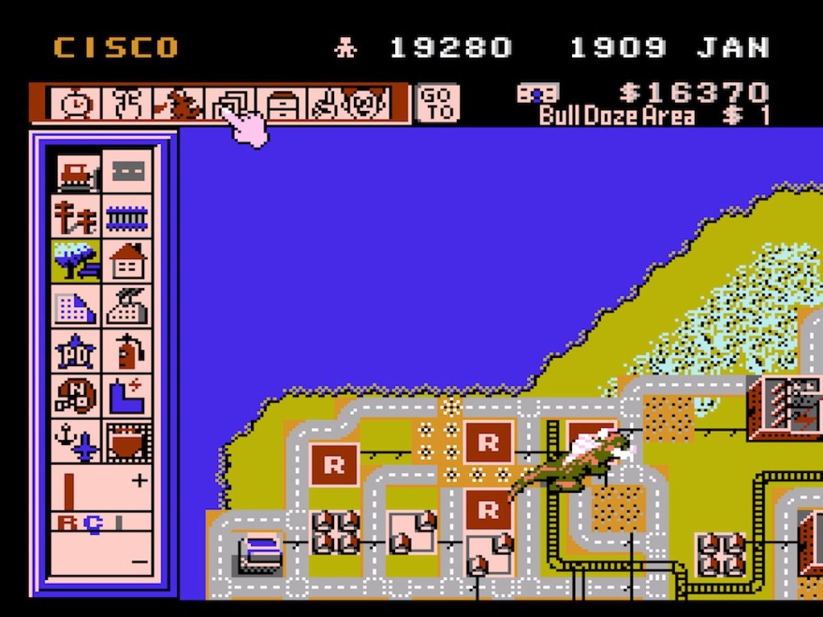 任天堂 - ファミコン SimCity シムシティー 都市育成シミュレーション 任天堂 お蔵入りとなったファミコン版『シムシティ』の詳細が明らかに