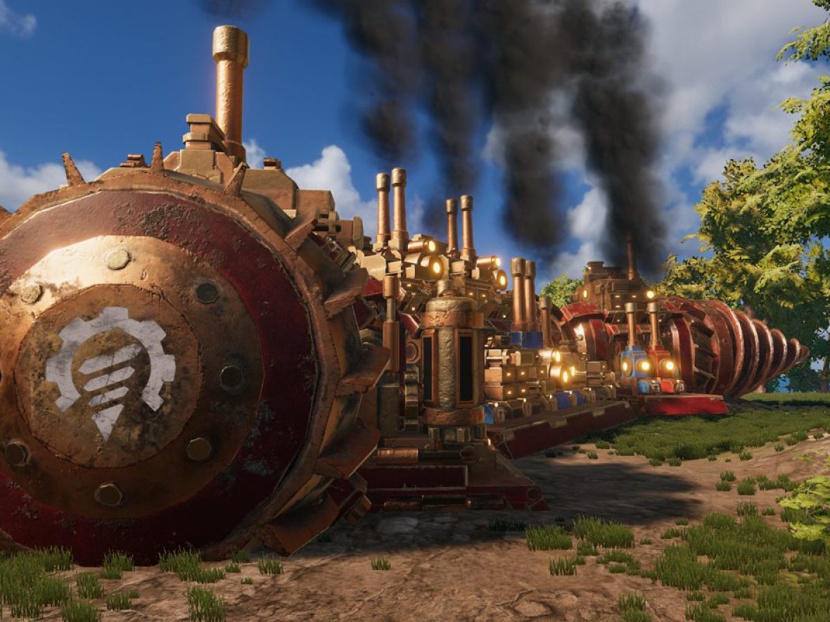 スチームパンク　バイオトイガン スチームパンクサバイバル『Volcanoids』開発中。ドリル型マシン