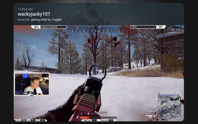 What Was The Kill Scene For Pubg With Twitch Pubg Report Which Can See The Replay By Live Performers Is Distributed Automaton