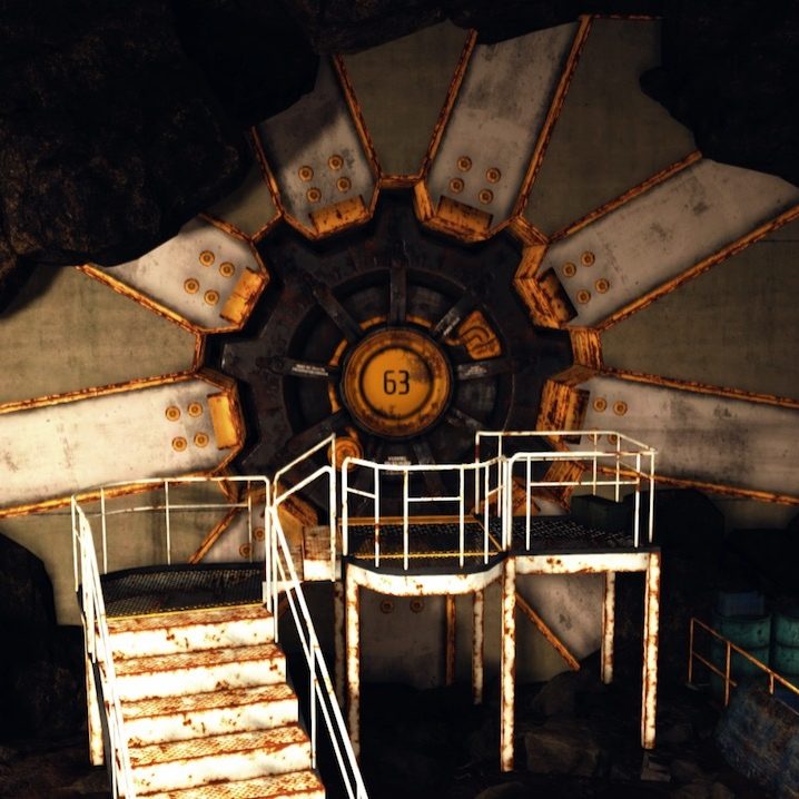 Fallout 76』にて、閉ざされた「Vault 63」の内部に偶然侵入した