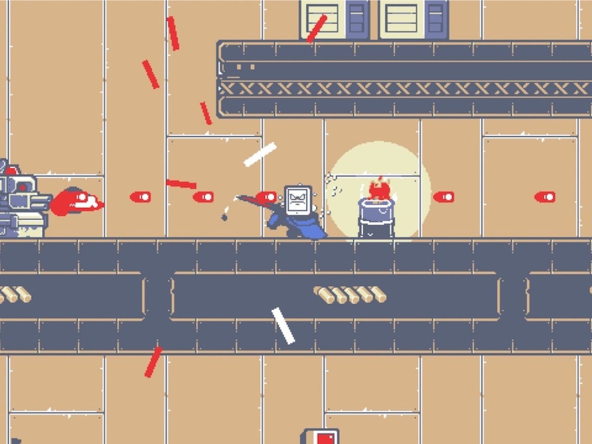 タブレット顔ロボ忍者アクション『KUNAI』PC/Nintendo Switch向けに