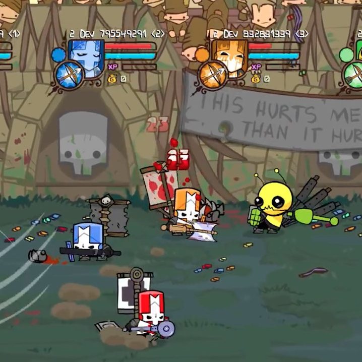 協力プレイも楽しいベルトスクロールACT『Castle Crashers』リ