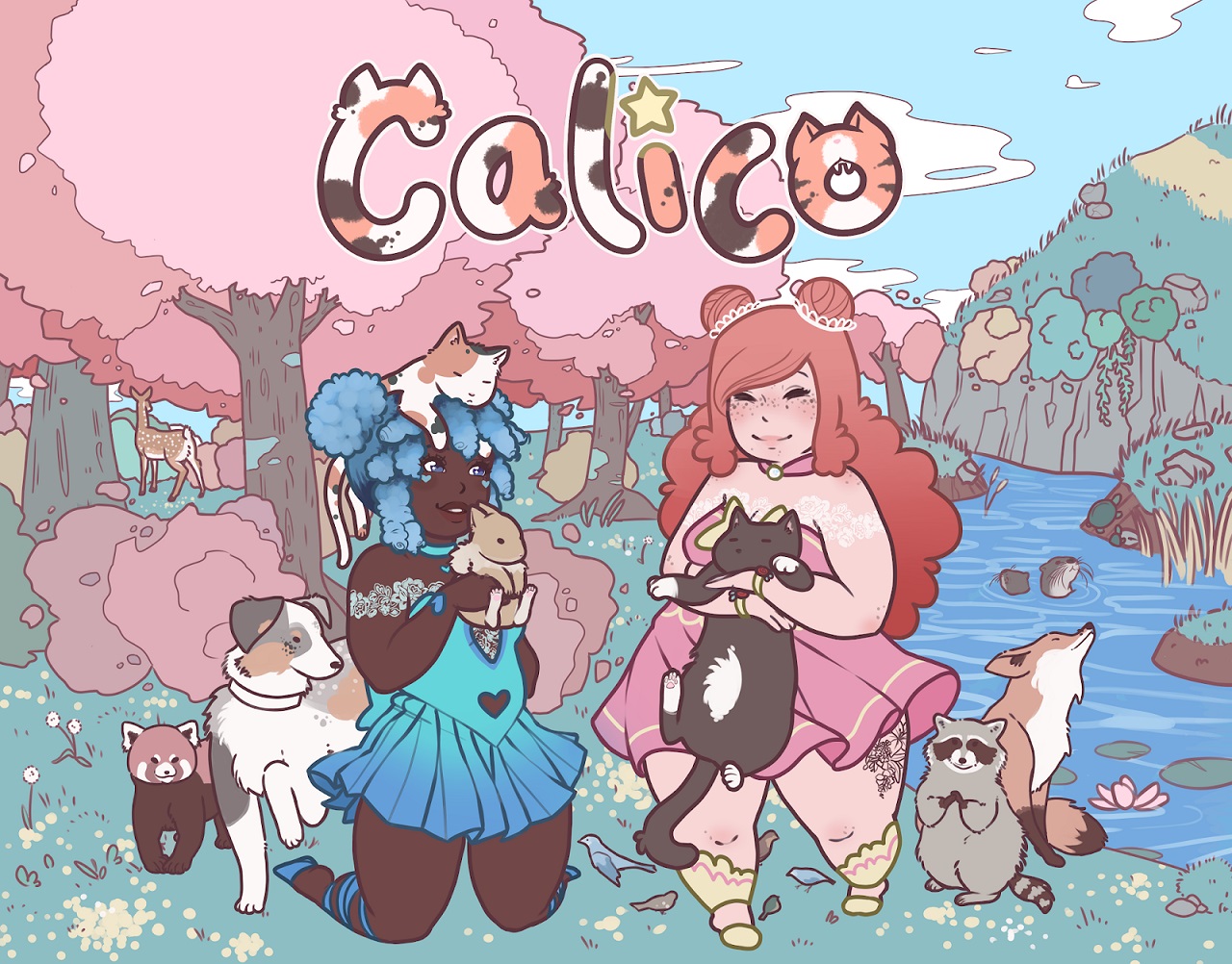 ぽっちゃり魔法少女の猫カフェ経営シミュ Calico 開発中 日本でも