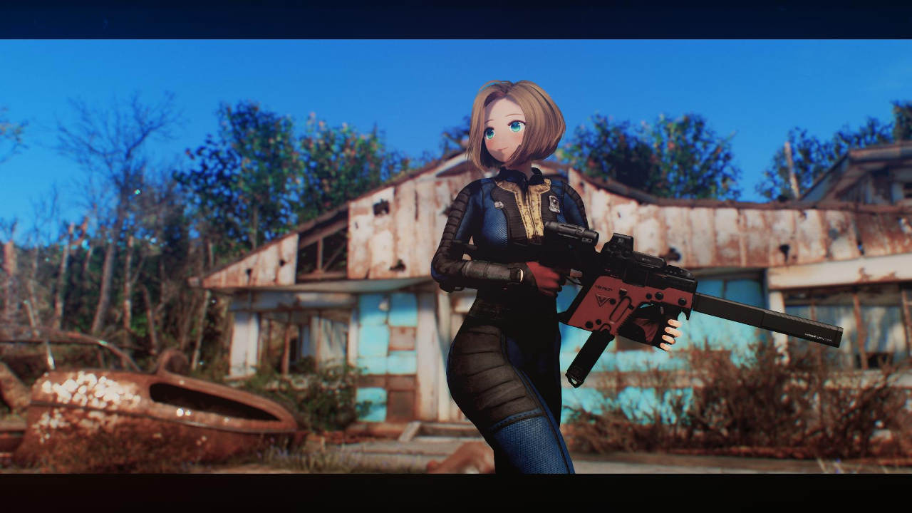 Fallout 4 に美少女種族を追加するmod Animerace Nanakochan 登場