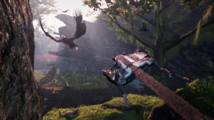 大自然アクション Away The Survival Series Pc Ps4向けに発表 食物連鎖底辺のフクロモモンガが 樹に登り空を飛ぶ Automaton