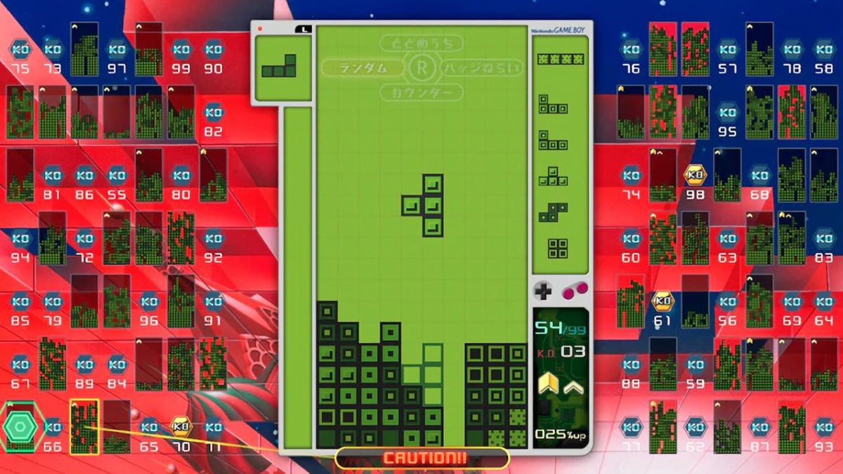 Nintendo Switch『テトリス 99』ひとりで遊べるオフラインモードDLC