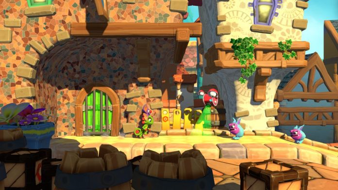 横スクロール 見下ろしアクション Yooka Laylee And The Impossible Lair Pc コンソール向けに発表 ユーカとレイリーの冒険再び Automaton