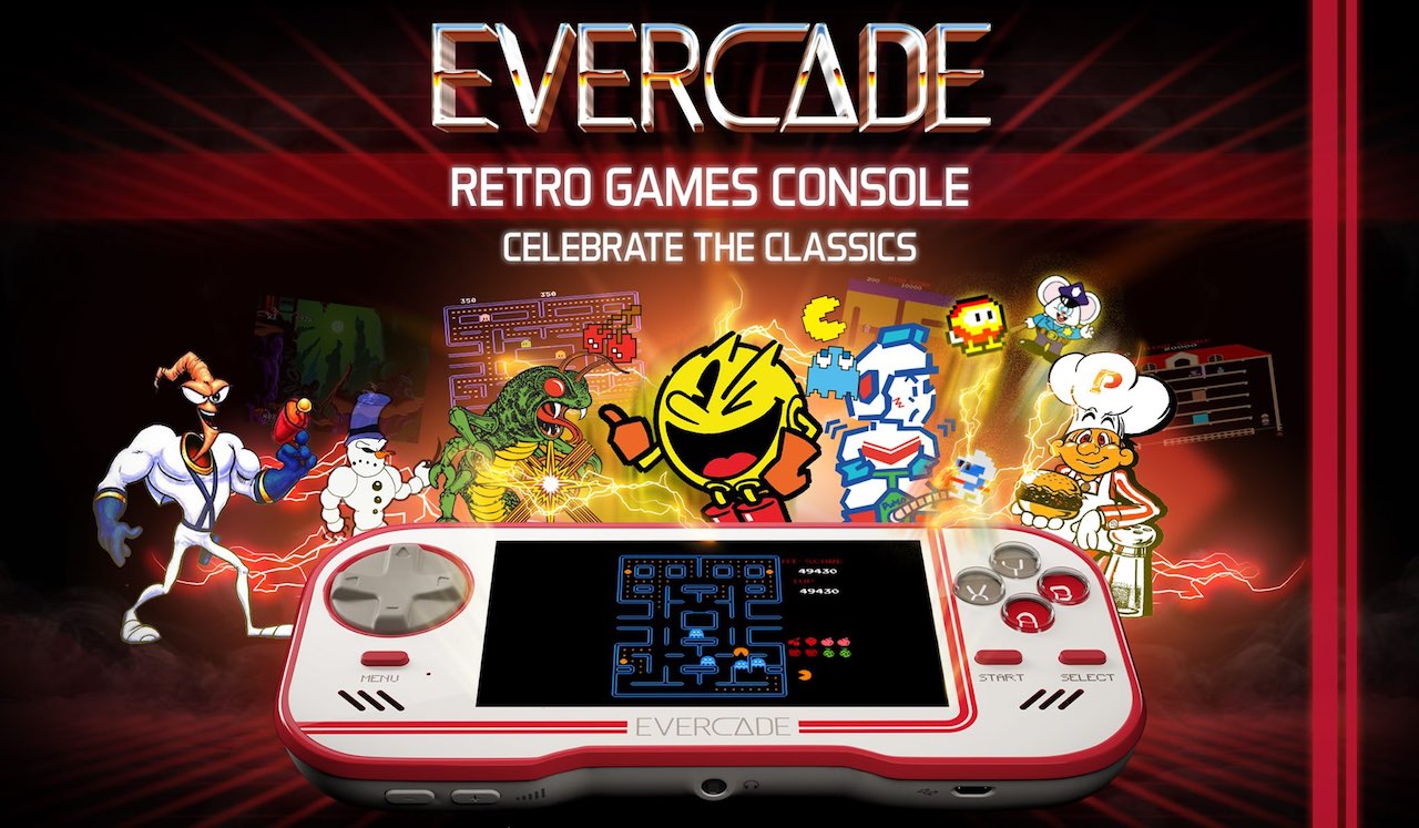 名作クラシックゲームを遊べる携帯型ゲーム機「Evercade」海外発表