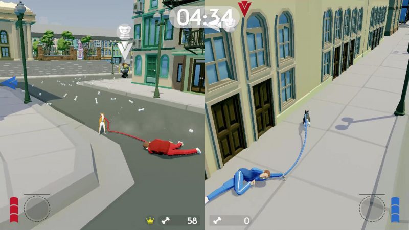 犬が飼い主を引きずり回すアクションゲーム Play Dog Play Steamストアページ公開 街を破壊しホネを奪還せよ Automaton