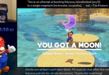 『スーパーマリオ オデッセイ』を“目隠し状態”でクリアする実況者がすごい。5時間半ぶっ続けで頭の中から「行動データ」を引き出す