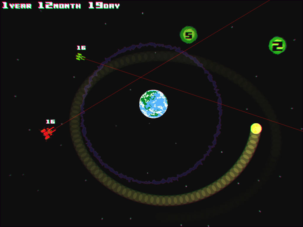 Pcゲーム Earth Defense Satellite 無料化 月を引力で振り回して 宇宙戦艦を破壊するゲーム Automaton