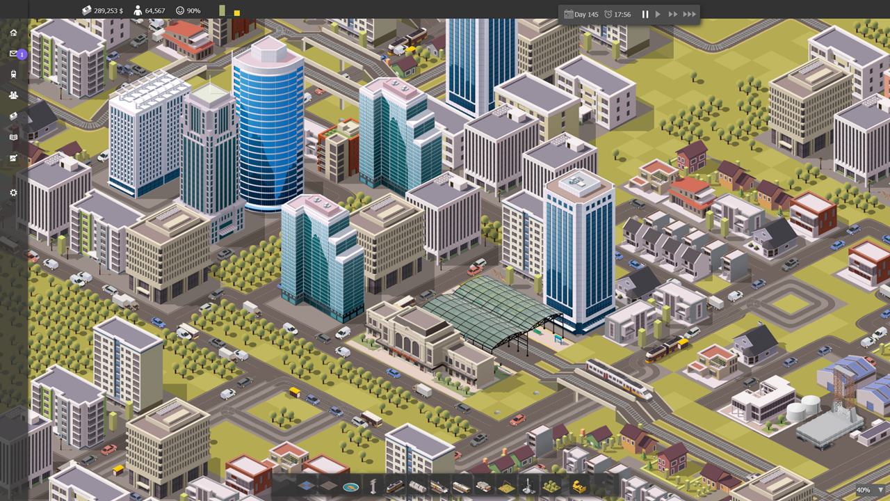 街作りシム Smart City Plan 発表 素朴なグラフィックで 交通機関などを整備し都市を作り出す Automaton
