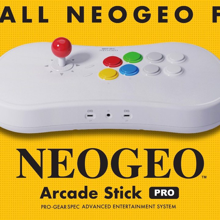SNKのゲーム内蔵アーケードスティック「NEOGEO Arcade Stick Pro」収録