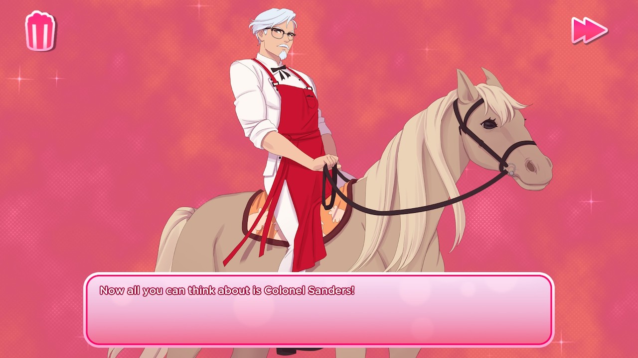 カーネルおじさんと恋する純愛advがsteamで無料配信開始 Kfc公式 I Love You Colonel Sanders A Finger Lickin Good Dating Simulator Automaton