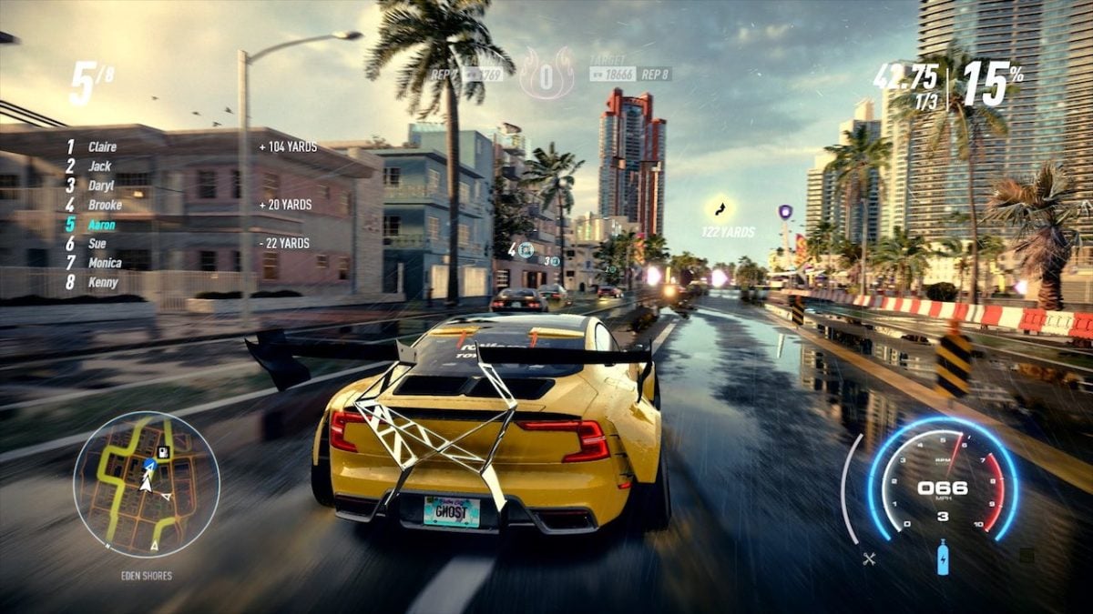 Need for Speed Heat』発売1週間のプレイヤー数が、現行世代の