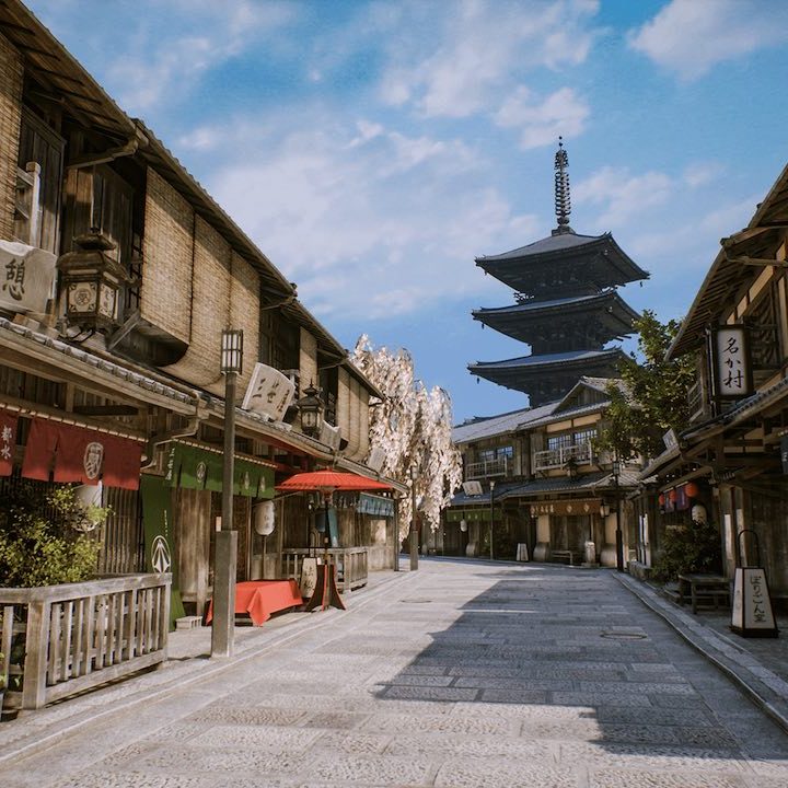 歴史的な街並みの風景 橫濱本町景港崎街新廓 / [View of Yokohama Honmachi and the
