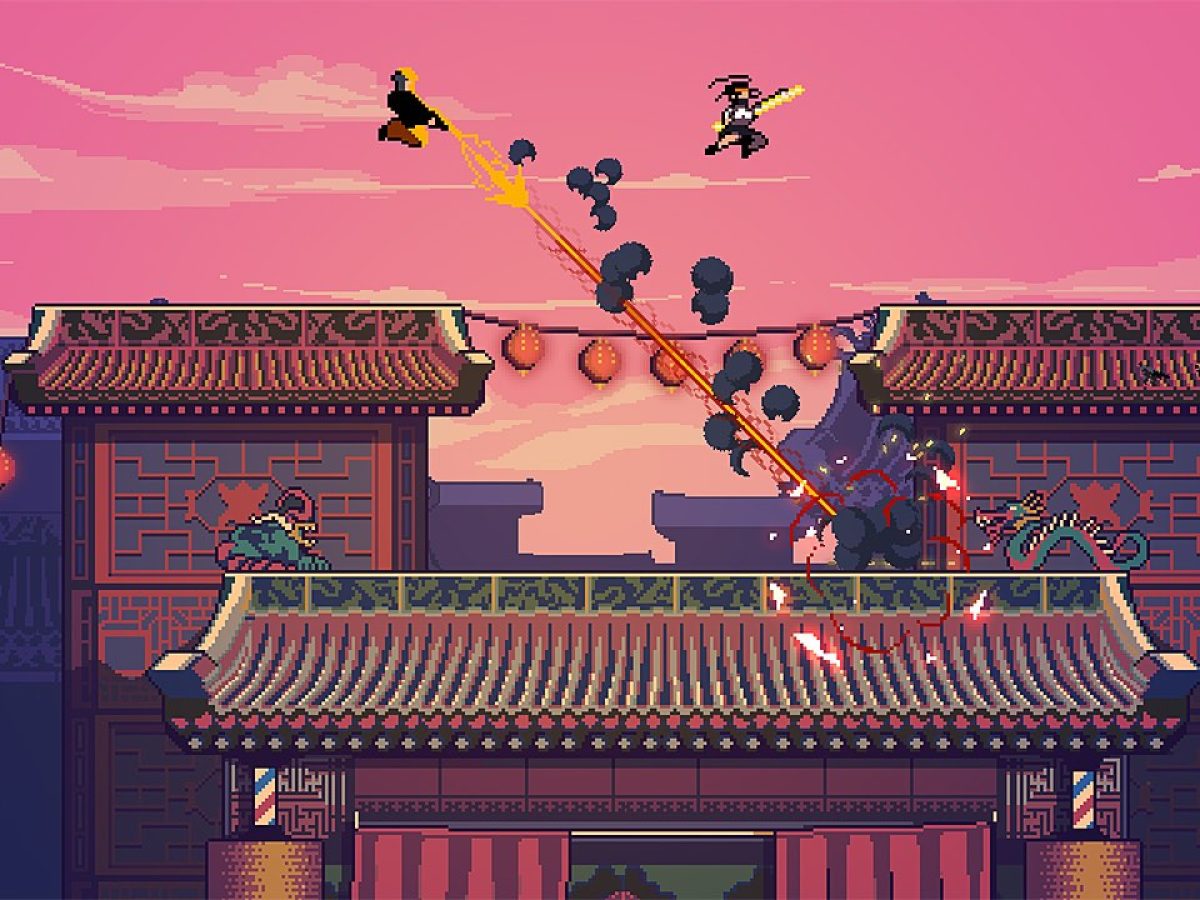 屋根の上で「スマブラ」風バトル『Roof Rage』Nintendo Switch版発売