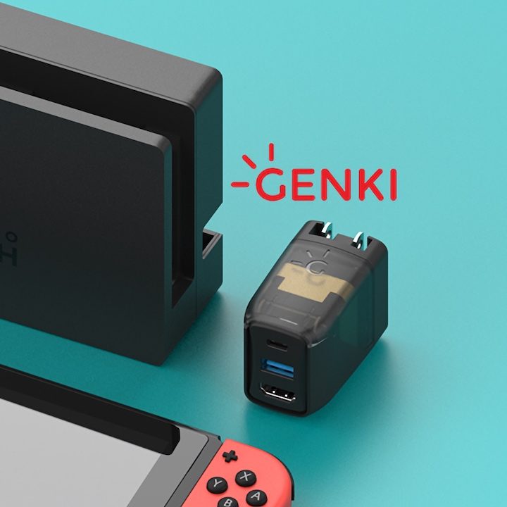 Nintendo Switch用ドック「GENKI Dock」Makuakeにて国内先行予約販売開始。純正品の機能そのままに小型・軽量化 -  AUTOMATON