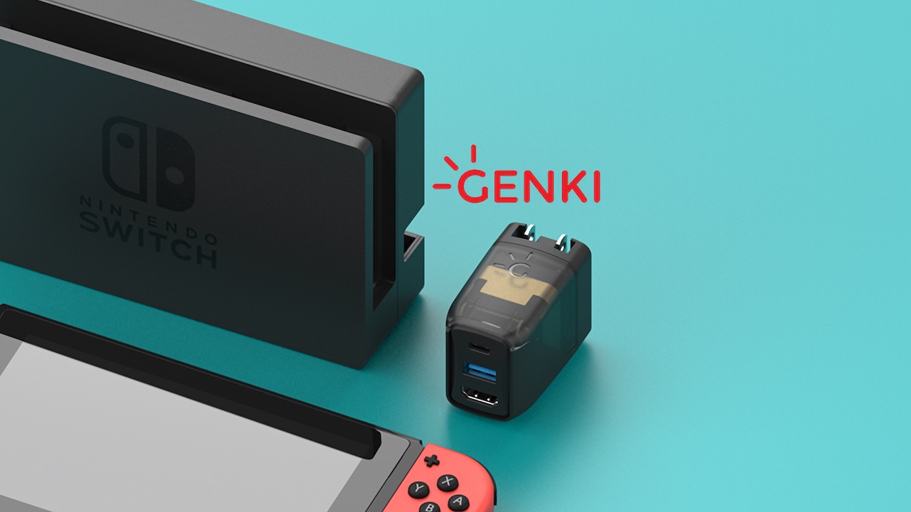 Nintendo Switch用ドック「GENKI Dock」Makuakeにて国内先行予約販売 
