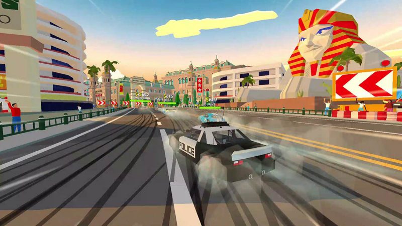 爆速レースゲーム Hotshot Racing 発表 日本語対応で今春発売予定 アーケード風ラリーからノンストップ爆発寸前バトルまで収録 Automaton