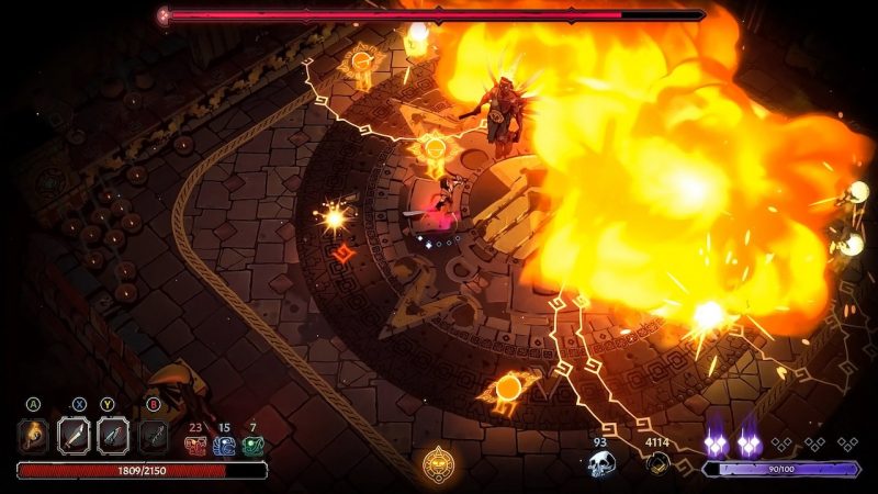 高難度ローグライトact Curse Of The Dead Gods Steamで早期アクセス販売開始 進むたびに呪いを受ける暗闇の寺院で戦う Automaton