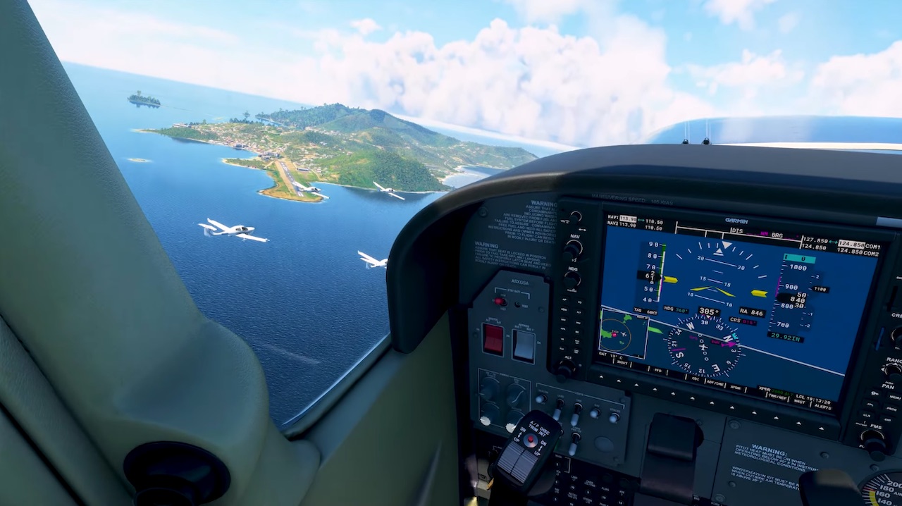 フライトシム Microsoft Flight Simulator マルチプレイでは現実世界のフライト状況や気象などをリアルタイムで反映可能 Automaton