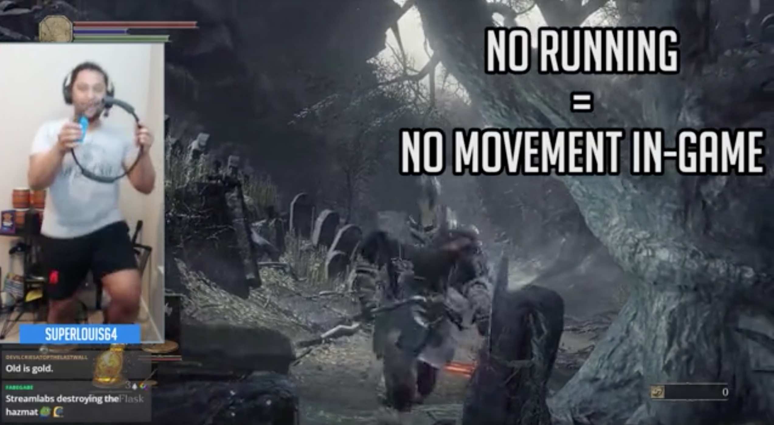 Dark Souls 3 を リングフィット アドベンチャー のコントローラーで遊ぶ猛者 ジョギングで移動し 回復はスクワット Automaton
