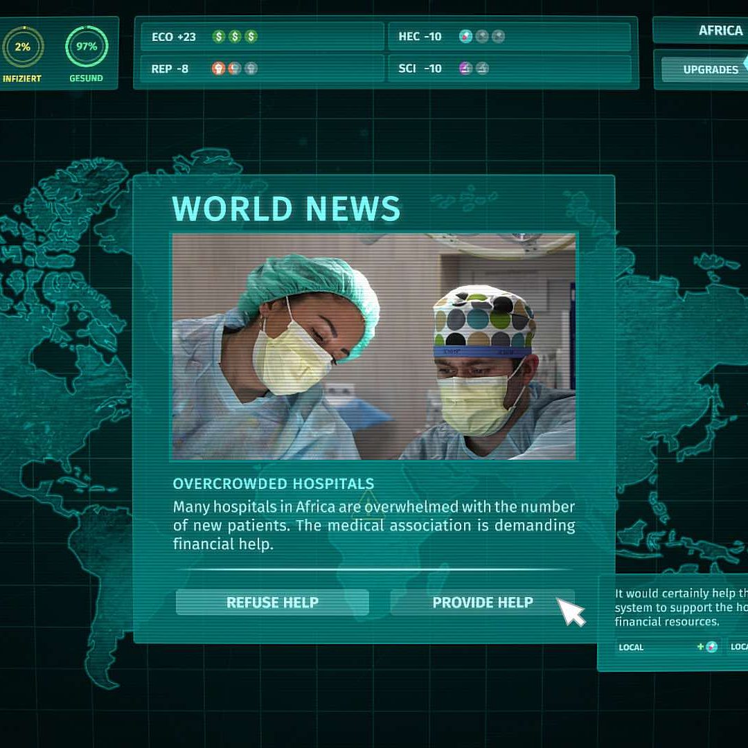 新型コロナと戦うターン制ストラテジー『Corona Simulator』6月12日にリリースへ。経済・科学・人心を治めて感染症に立ち向かえ -  AUTOMATON