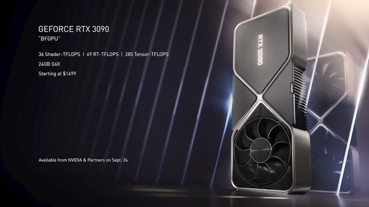 NVIDIAが新世代GPU「GeForce RTX 30」シリーズを発表。最大解像度8K