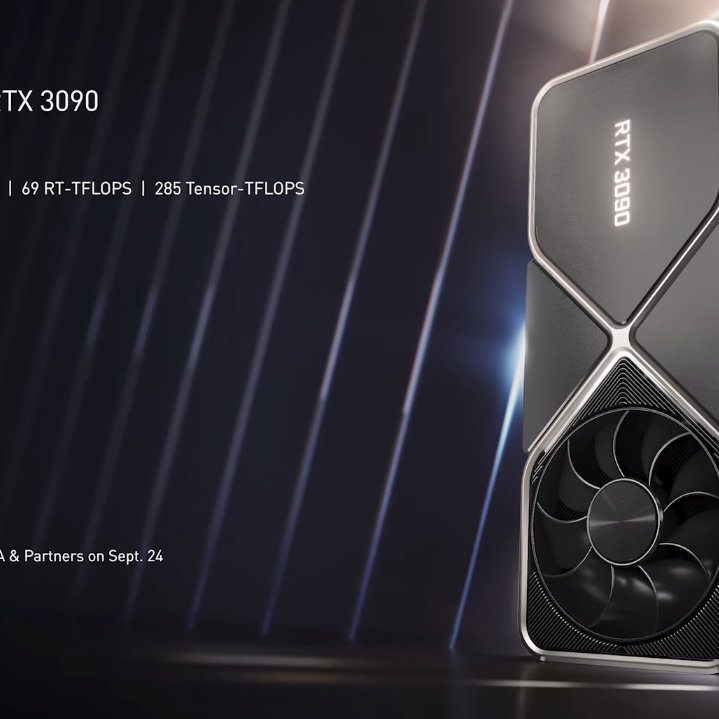 NVIDIAが新世代GPU「GeForce RTX 30」シリーズを発表。最大解像度8K