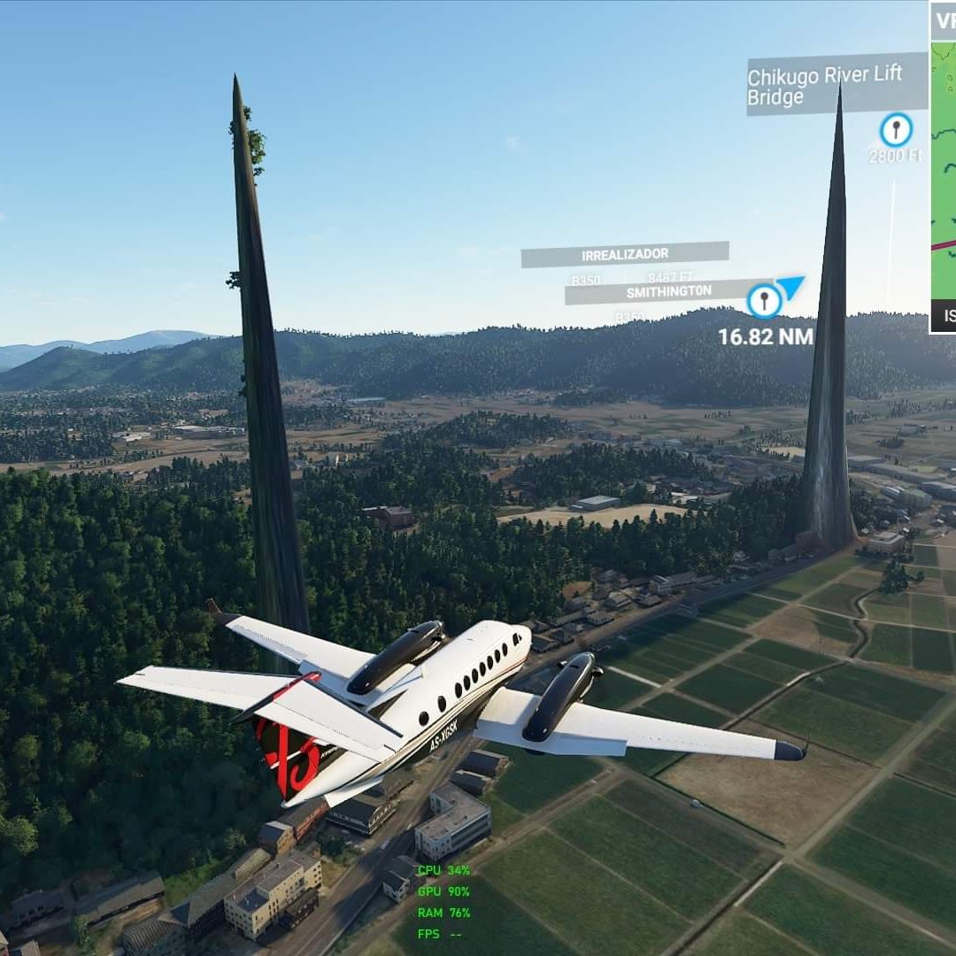 リアルフライトシム『Microsoft Flight Simulator』の佐賀県にて リアルフライトシム『Microsoft Flight Simulator』の佐賀県にて