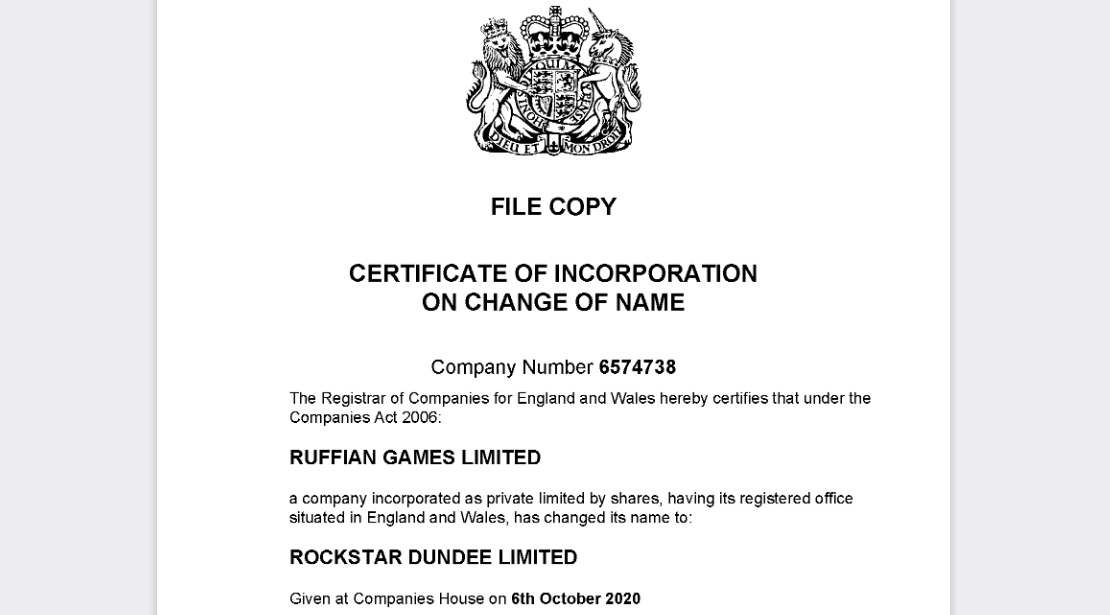 ライオットアクト 2 開発元が Rockstar Dundee に社名を変更 Rockstar Gamesの傘下スタジオとして新作開発へ Automaton