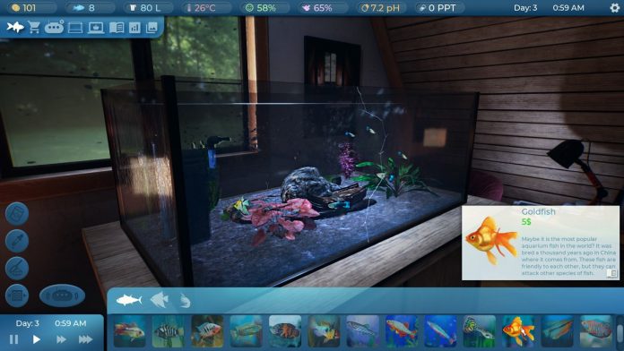 水槽管理シム Fishkeeper 発表 小型潜水艦型カメラで 魚視点 で水槽を泳ぎ回れる 本格派アクアリウムゲーム Automaton