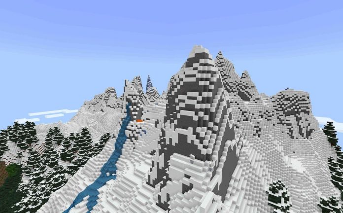 マインクラフト Bedrock ベータ版にて 山の生成 がアップデート 256ブロック分の最高峰が待ち受ける Automaton