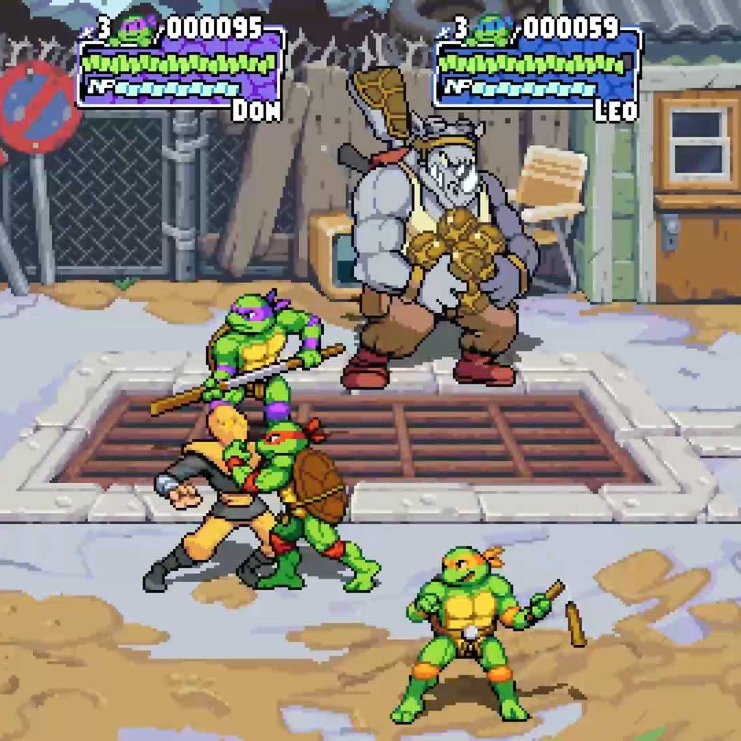 ベルトスクロールACT『Teenage Mutant Ninja Turtles: Shredder's