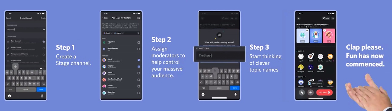 Discordが音声専用チャンネル Stage Channels を発表 音声sns Clubhouse 風の新機能 Automaton