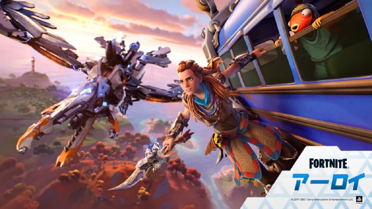 フォートナイト が Horizon Zero Dawn とコラボ アーロイ スキンが登場し 弓にちなんだ期間限定モードも Automaton