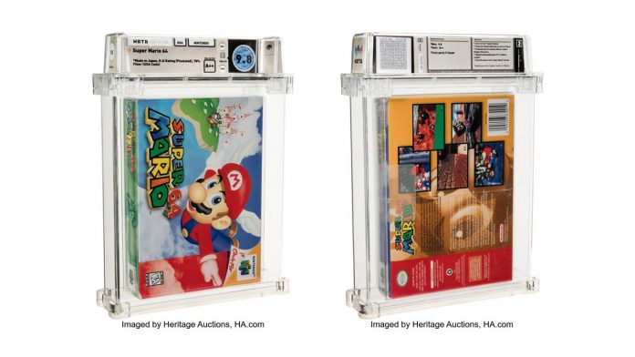 スーパーマリオ64』の未開封品が約1億7200万円で落札。NES版『ゼルダの 
