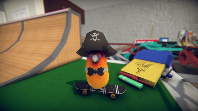 小鳥になって滑るスケボーゲーム Skatebird 9月16日に配信延期 文房具のスケートパークでパタパタ躍動し仲間を集める Automaton
