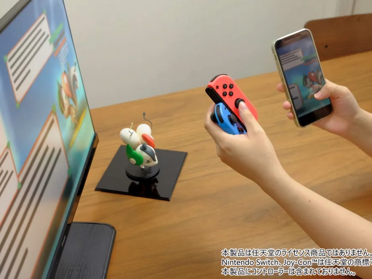片手操作用Joy-Conアタッチメント「コントリンカー」開発中