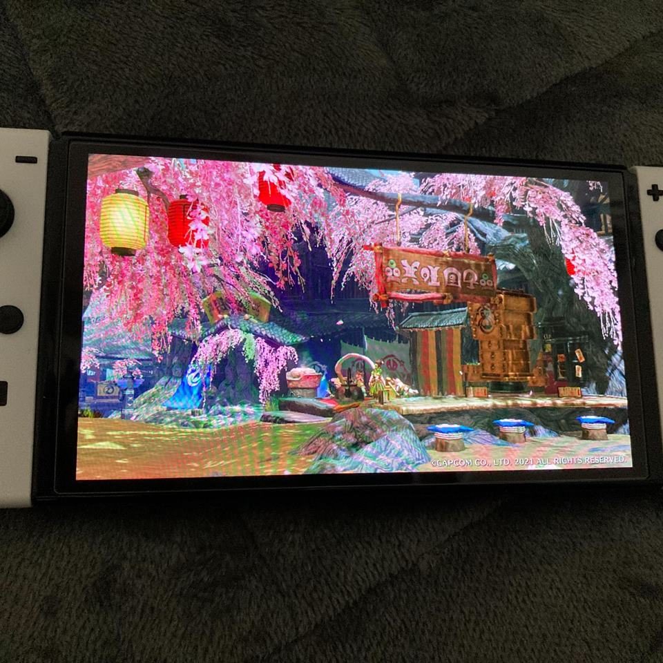 6月9日当日渡し可能 Switch 有機ELモデル+モンスターハンターライズ