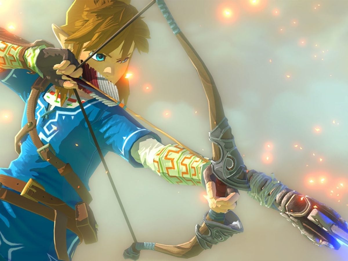 ゼルダの伝説 ブレス オブ ザ ワイルド』のリンク、「弓の引き方が変